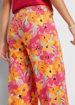 Damen bonprix Bekleidung·Kleider|Hosen|Jersey-Palazzohose aus softem Viskose-Mix