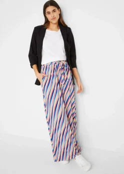 Damen bonprix Bekleidung·Kleider|Jersey-Palazzohose aus softem Viskose-Mix