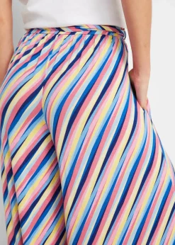 Damen bonprix Bekleidung·Kleider|Jersey-Palazzohose aus softem Viskose-Mix