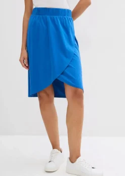 Sale Jersey-Rock aus fließendem Viskose-Mix Damen Bekleidung·Sportbekleidung|Röcke