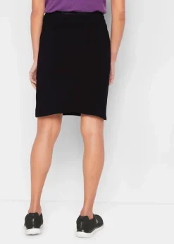 Damen bonprix Nachhaltigere Materialien|Röcke|Jersey-Rock mit Radlerhose