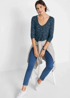 Damen bonprix Shirts & Tops|Nachhaltigere Materialien|Jersey-Shirt aus Viskose-Mix
