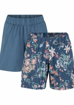Clearance Jersey-Shorts aus elastischem Baumwoll-Mix (2er Pack) Damen Hosen|Shorts