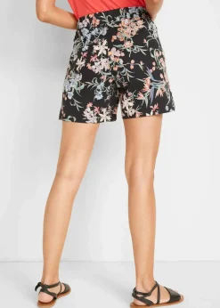 Damen bonprix Bekleidung·Outdoorbekleidung|Bekleidung·Kleider|Jersey-Shorts aus elastischem Baumwoll-Mix (2er Pack)