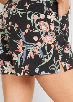 Damen bonprix Bekleidung·Outdoorbekleidung|Bekleidung·Kleider|Jersey-Shorts aus elastischem Baumwoll-Mix (2er Pack)