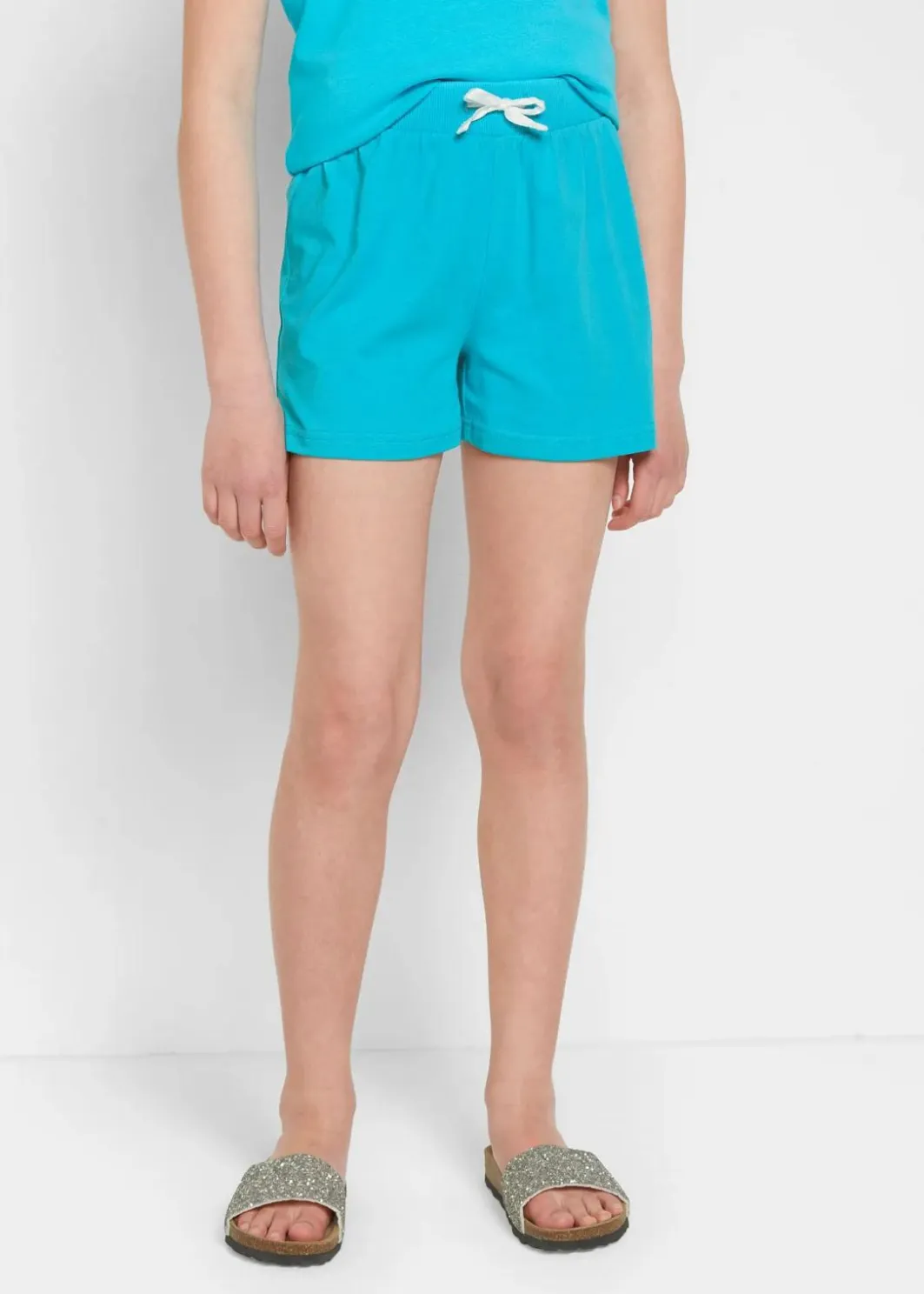 Kinder bonprix Mädchen 9-16 Jahre·Mehrfachpacks|Mädchen 9-16 Jahre·Shorts|Jersey-Shorts aus reiner Bio-Baumwolle (3er Pack)