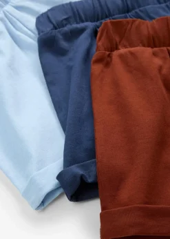 Best Jerseyshorts aus reiner Bio-Baumwolle (3er Pack) Kinder Mehrfachpacks|Hosen & Leggings