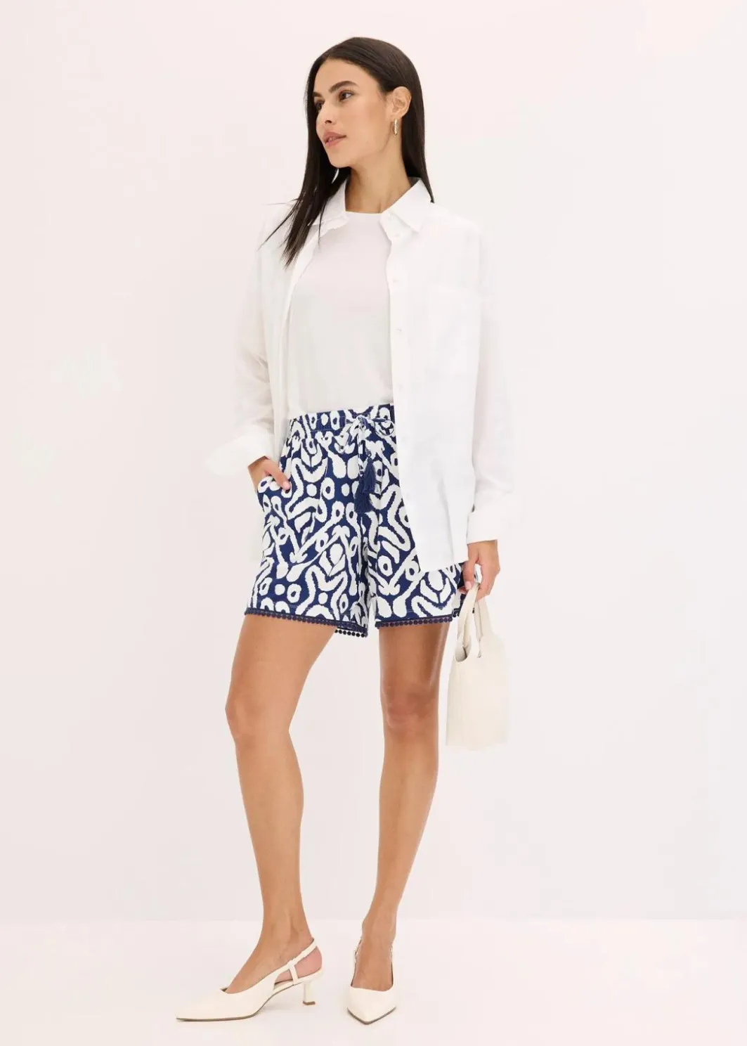 Sale Jersey-Shorts aus softem Viskose-Mix Damen Nachhaltigere Materialien|Hosen