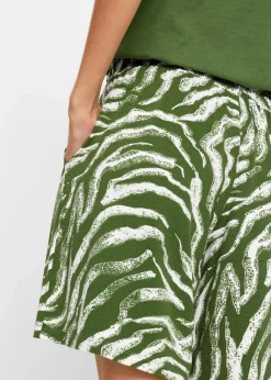 Outlet Jersey-Shorts aus softem Viskose-Mix Damen Nachhaltigere Materialien|Hosen