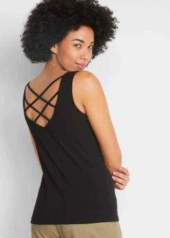 Damen bonprix Nachhaltigere Materialien|Shirts & Tops|Jersey-Top aus reiner Bio-Baumwolle