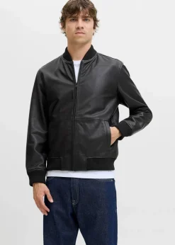 Clearance JJ REBEL Blouson aus Leder Herren Große Größen|Marken