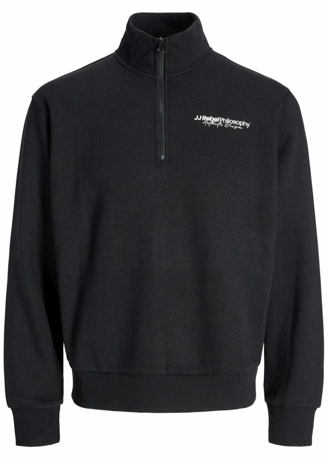 Herren J&J Rebel Marken|Sweat|JJ REBEL Half-Zip-Sweatshirt in Regular Fit