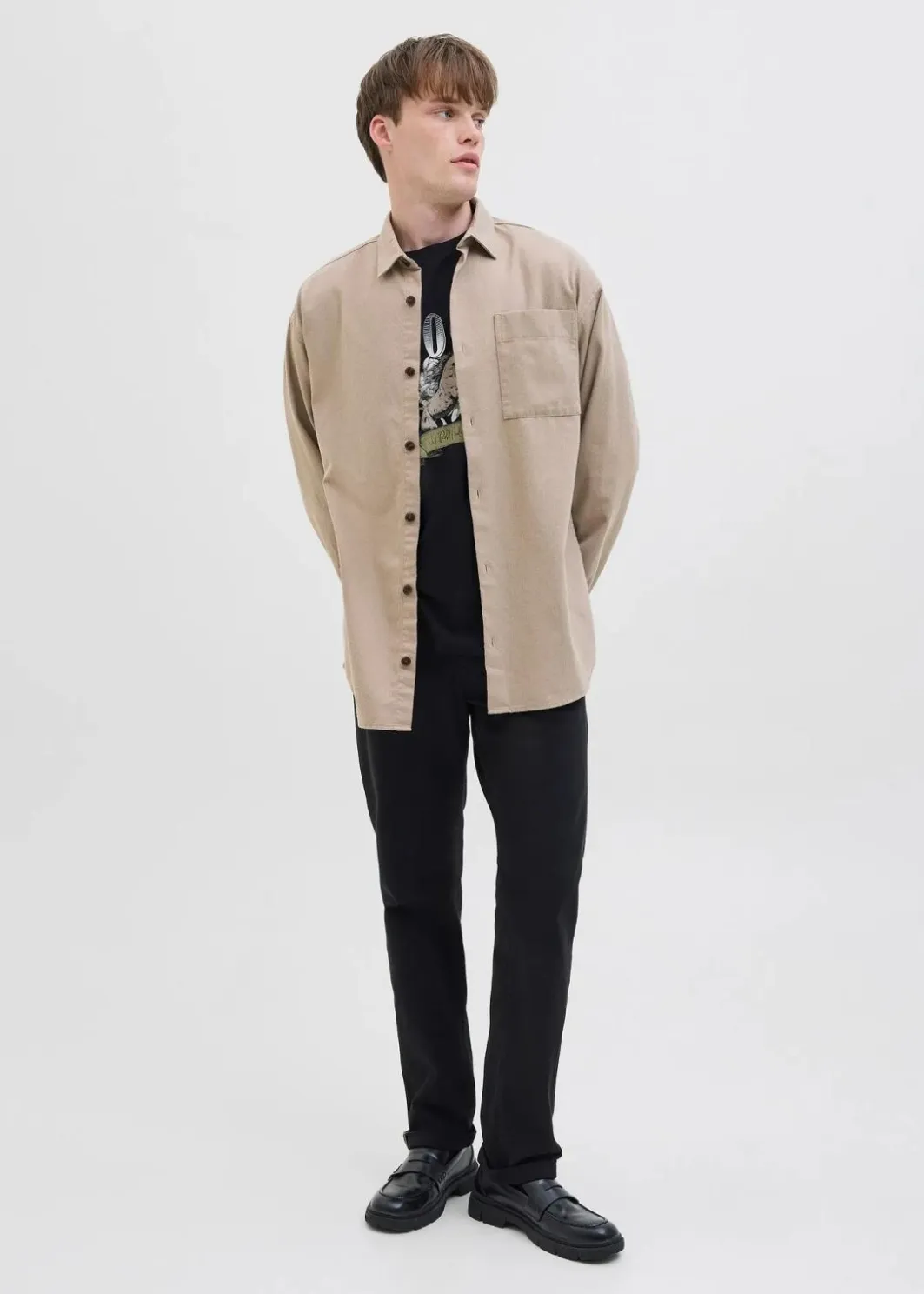 Herren J&J Rebel Große Größen|Marken|JJ REBEL Overshirt in Loose Fit