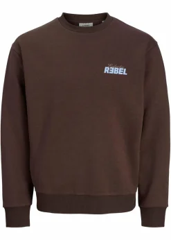 Herren J&J Rebel Große Größen|Marken|JJ REBEL Sweatshirt aus reiner Baumwolle
