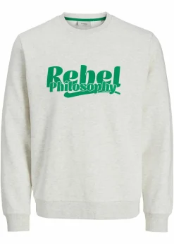 Sale JJ REBEL Sweatshirt in Regular Fit Herren Sweat|Marken