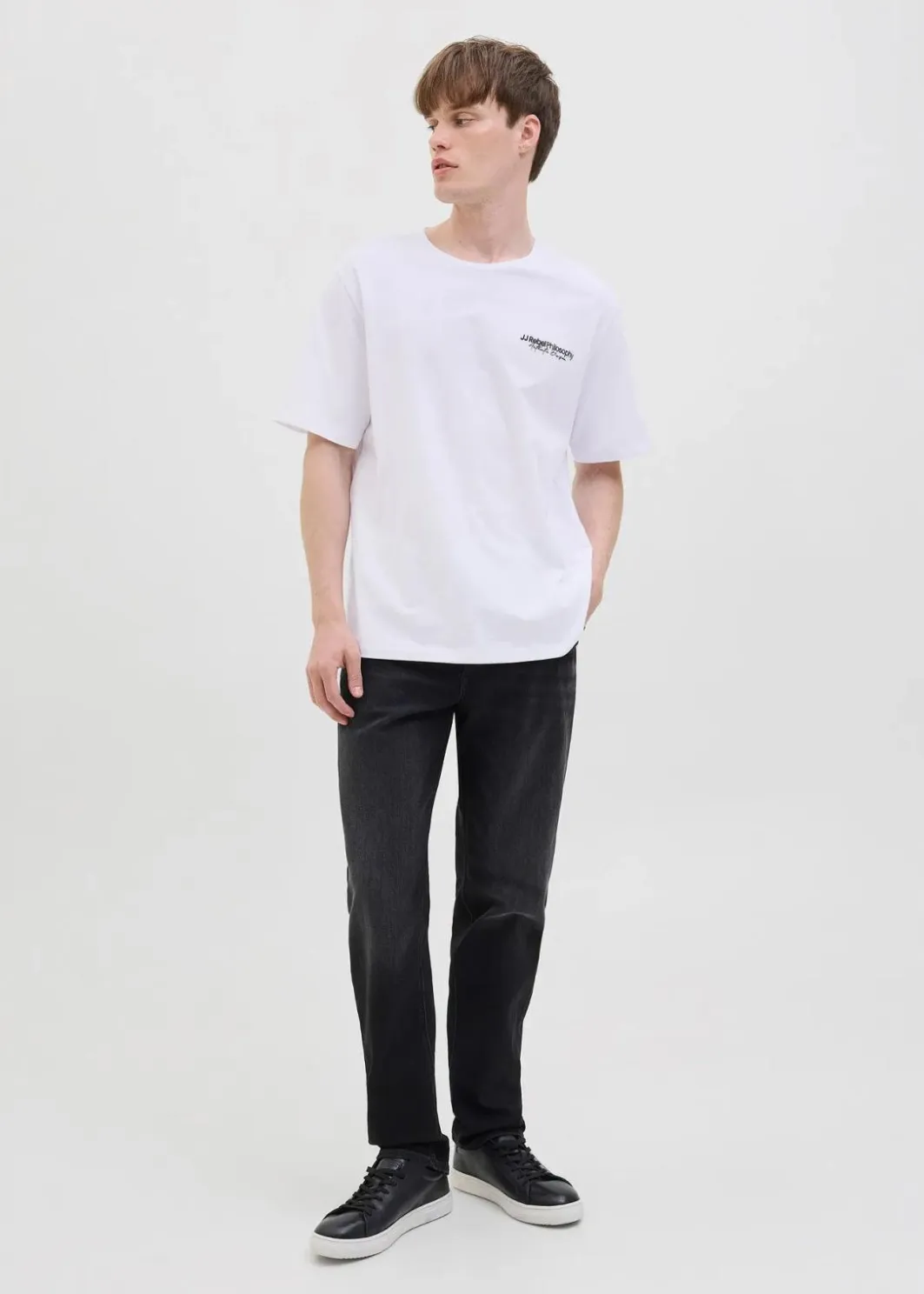 Outlet JJ REBEL T-Shirt aus reiner Baumwolle Herren Shirts & Polos|Marken