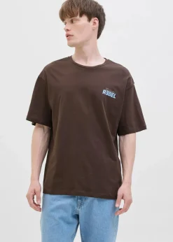 Herren J&J Rebel Shirts & Polos|Marken|JJ REBEL T-Shirt aus reiner Baumwolle
