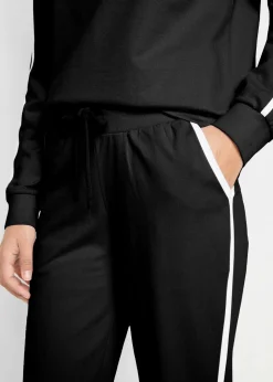 Damen bonprix Hosen|Bekleidung·Kleider|Jogginganzug aus reiner Baumwolle (2-tlg.Set)