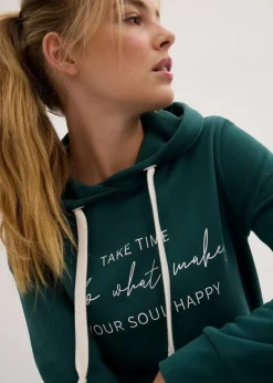Damen bonprix Sweat|Bekleidung·Kleider|Jogginganzug mit Long-Sweatshirt und Leggings (2-teilig)