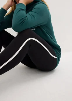 Damen bonprix Sweat|Bekleidung·Kleider|Jogginganzug mit Long-Sweatshirt und Leggings (2-teilig)