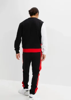 Herren bonprix Große Größen|Sportbekleidung|Jogginganzug (2-tlg. Set) aus reiner Baumwolle