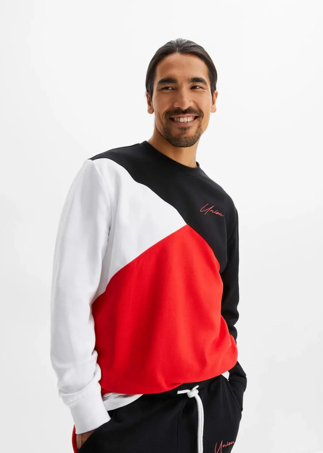 Herren bonprix Große Größen|Sportbekleidung|Jogginganzug (2-tlg. Set) aus reiner Baumwolle