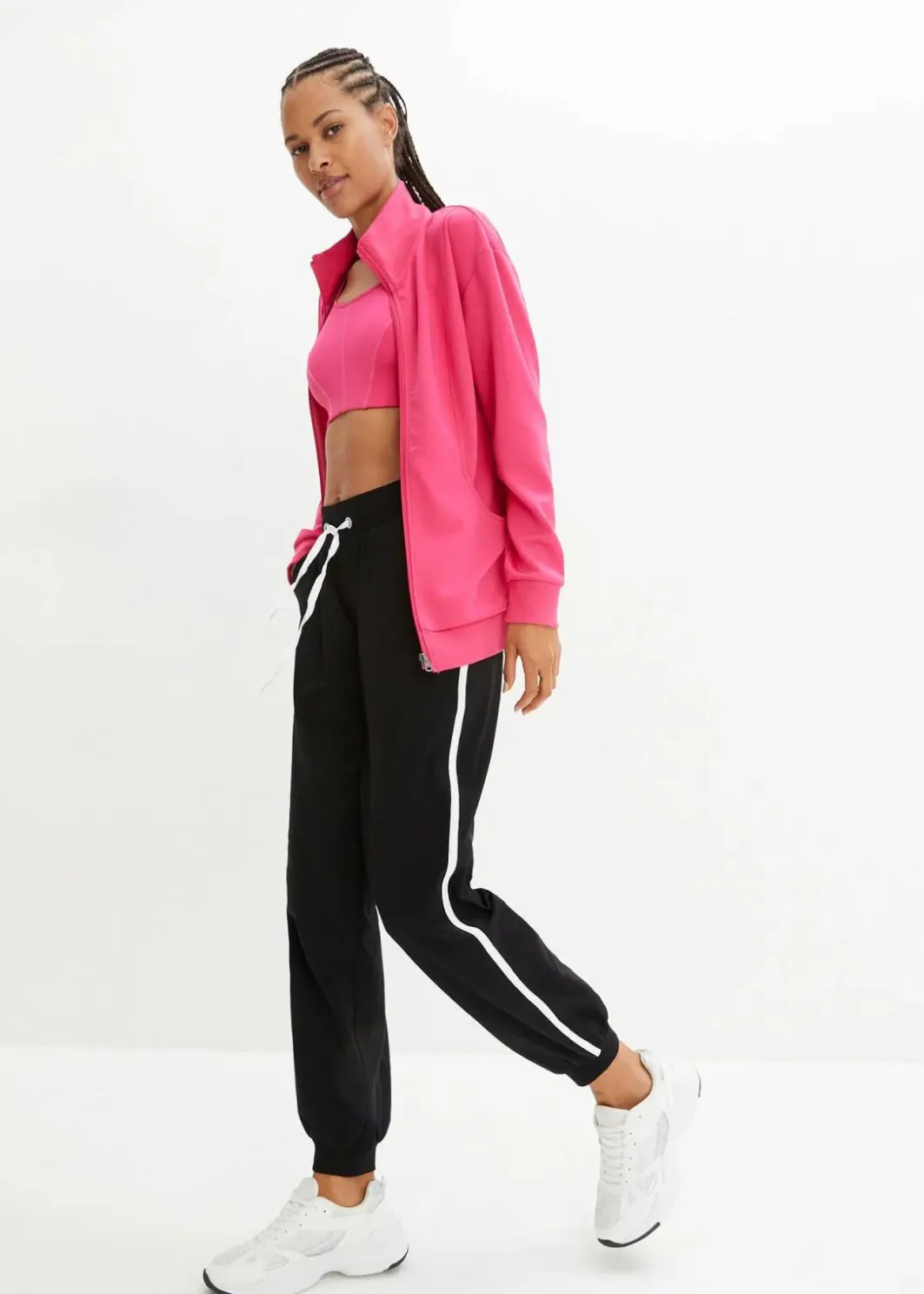 Damen bonprix Bekleidung·Blusen & Tuniken|Bekleidung·Kleider|Jogginghose aus Baumwolle