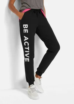 Discount Jogginghose aus Baumwolle mit Druck, Loose Fit Damen Bekleidung·Sweat|Bekleidung·Blusen & Tuniken