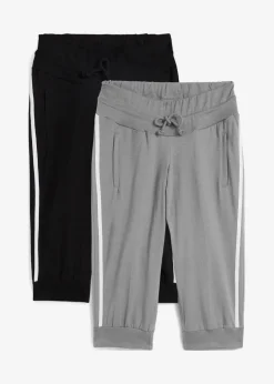 New Jogginghose aus Baumwolle (2er Pack), Capri-Länge Damen Bekleidung·Sweat|Bekleidung·Blusen & Tuniken