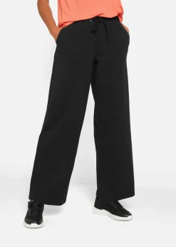 Damen bonprix Bekleidung·Blusen & Tuniken|Bekleidung·Kleider|Jogginghose aus Baumwoll-Mix
