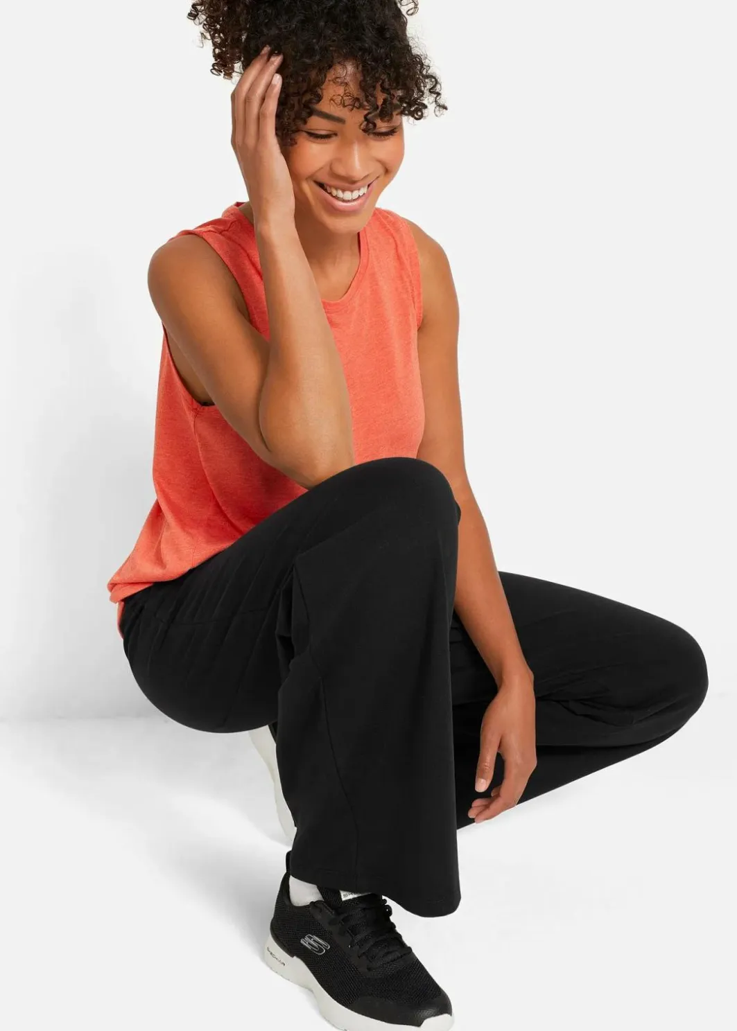 Damen bonprix Bekleidung·Blusen & Tuniken|Bekleidung·Kleider|Jogginghose aus Baumwoll-Mix