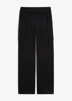 Damen bonprix Bekleidung·Sweat|Bekleidung·Blusen & Tuniken|Jogginghose aus elastischem Baumwoll-Mix