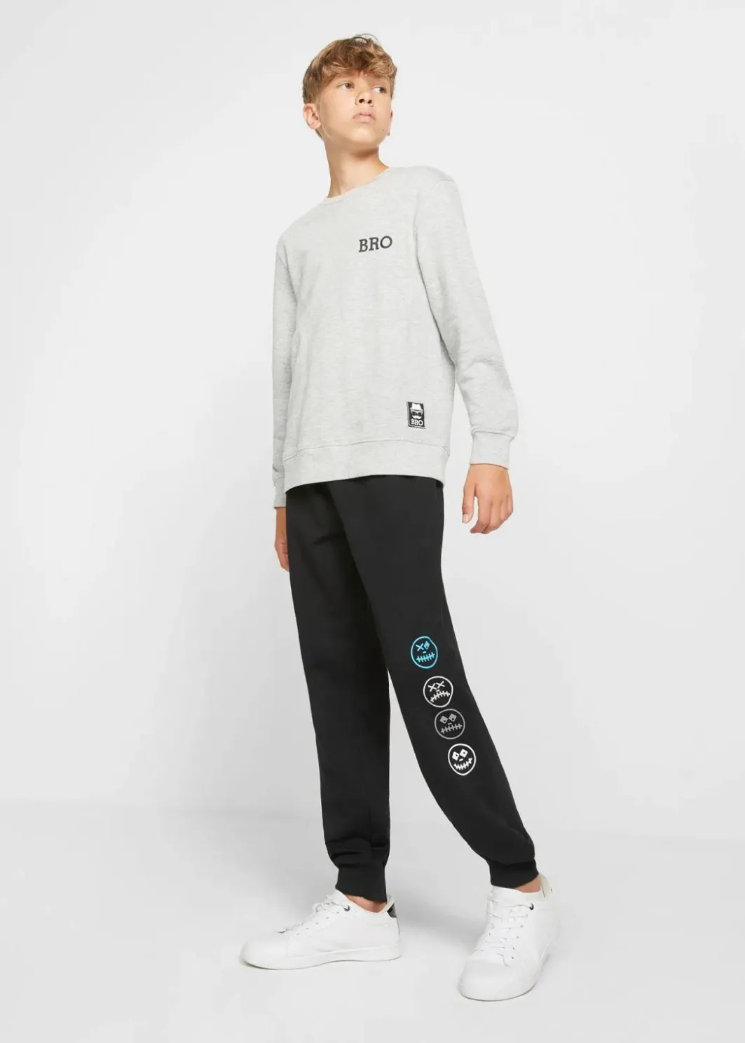 Kinder bonprix Jungen 9-16 Jahre·Bademode|Jungen 9-16 Jahre·Hosen|Jogginghose aus weichem Baumwoll-Mix