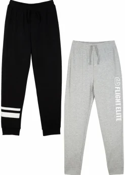 Kinder bonprix Jungen 9-16 Jahre·Mehrfachpacks|Jungen 9-16 Jahre·Hosen|Jogginghose aus weichem Baumwoll-Mix (2er Pack)