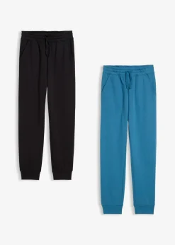 Clearance Jogginghose aus weichem Baumwoll-Mix (2er Pack) Kinder Jungen 9-16 Jahre·Mehrfachpacks|Jungen 9-16 Jahre·Hosen