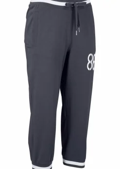 Damen bonprix Hosen|Sweat|Jogginghose, 3/4-Länge aus Baumwollmix