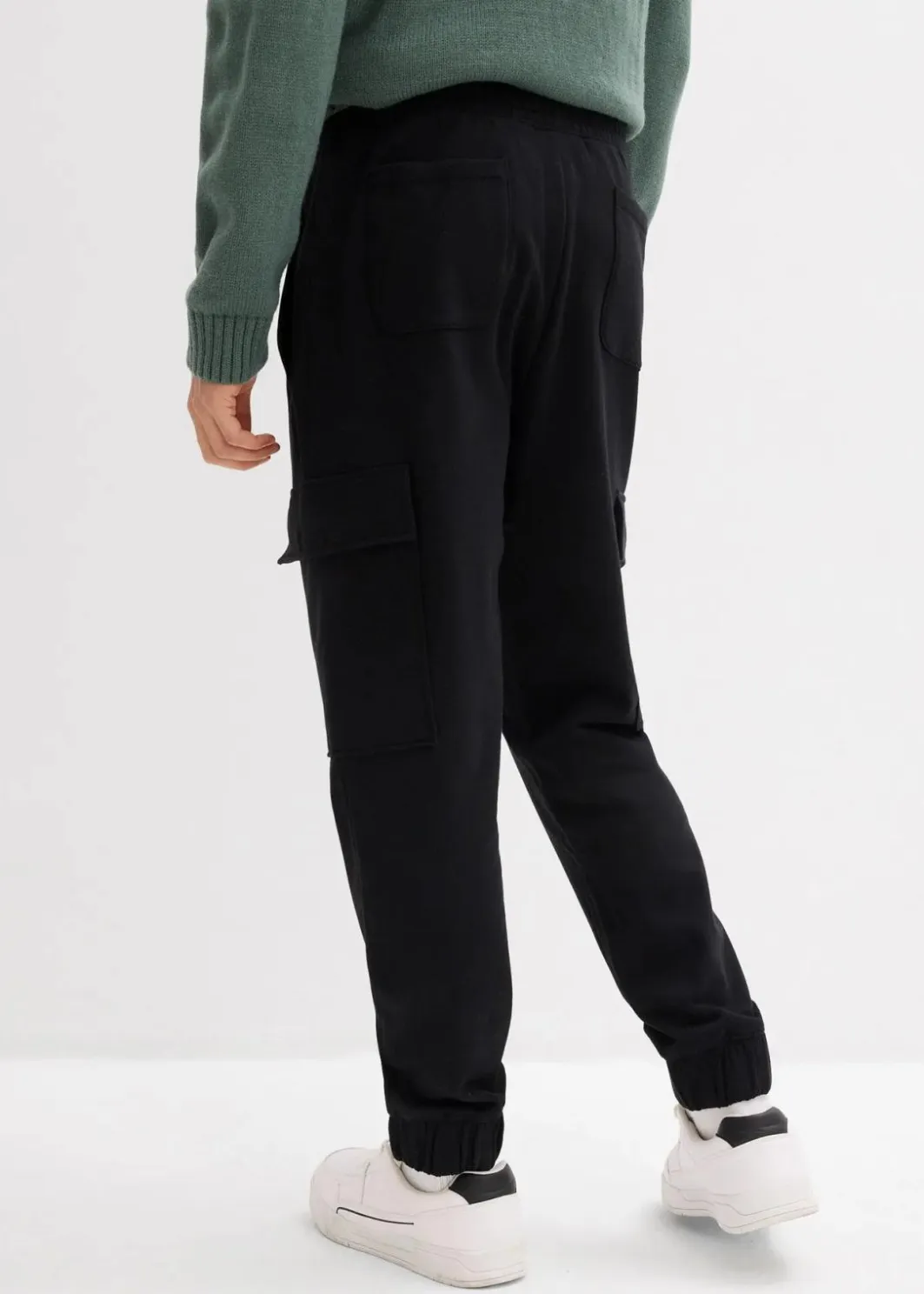 Clearance Jogginghose mit Cargotaschen, Loose Fit Herren Große Größen|Sportbekleidung