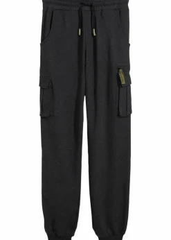 Kinder bonprix Jungen 9-16 Jahre·Hosen|Jungen 2-8 Jahre·Nachhaltigere Materialien|Jogginghose mit Cargotaschen aus weichem Baumwoll-Mix