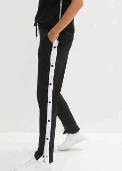 Best Jogginghose mit Druckknöpfen, schnelltrocknend Damen Hosen|Sweat