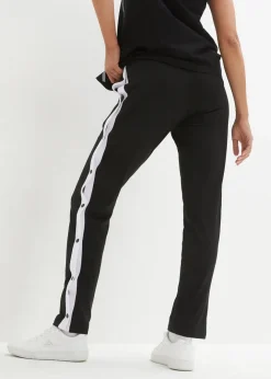 Best Jogginghose mit Druckknöpfen, schnelltrocknend Damen Hosen|Sweat