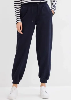 Jogginghose mit elastischem Bund Damen Sweat|Basics