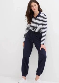 Jogginghose mit elastischem Bund Damen Sweat|Basics