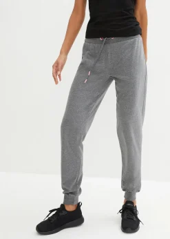 Damen bonprix Hosen|Sweat|Jogginghose mit elastischen Bund
