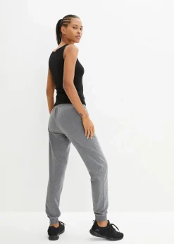 Damen bonprix Hosen|Sweat|Jogginghose mit elastischen Bund