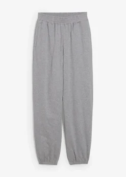 Damen bonprix Basics|Sweat|Jogginghose mit hohem Bund