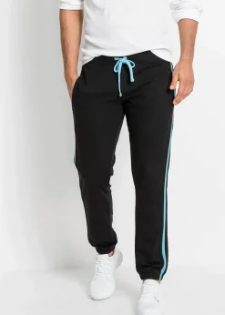 Herren bonprix Sweat|Hosen|Jogginghose mit Kontrastdetails