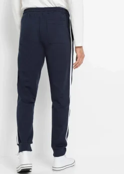 Herren bonprix Große Größen|Basics|Jogginghose mit Kontrastdetails (2er Pack)