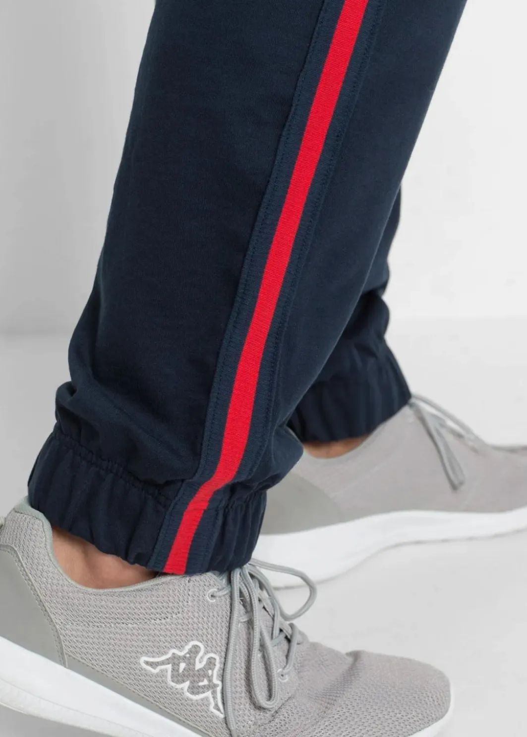 Jogginghose mit Kontrastdetails Herren Große Größen|Basics