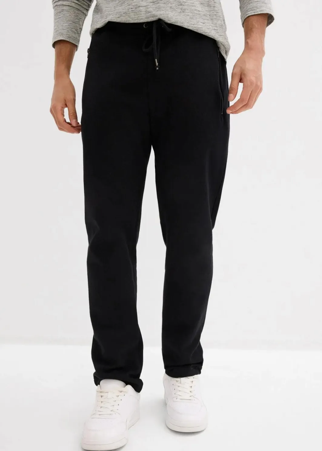 Clearance Jogginghose mit praktischen Reißverschlusstaschen aus Bio-Baumwolle Herren Große Größen|Basics