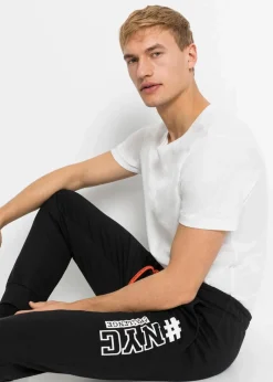 Herren bonprix Große Größen|Sportbekleidung|Jogginghose mit recyceltem Polyester